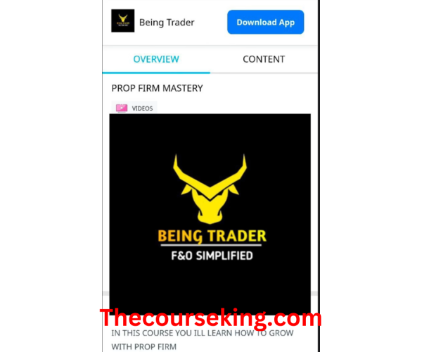 Being Trader Prop Firm Mastery Course