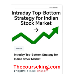 MSG TRADING Intraday Top-Bottom Startegy For Indian Stock Market