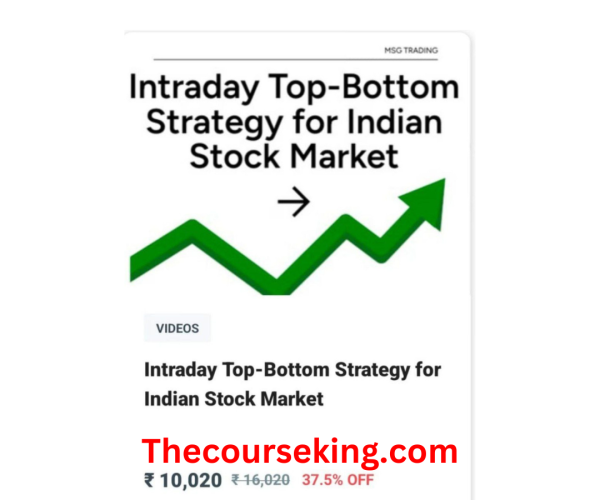 MSG TRADING Intraday Top-Bottom Startegy For Indian Stock Market