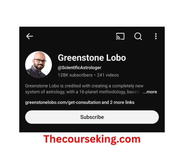 Financial Astrology Course by Greenstone Lobo