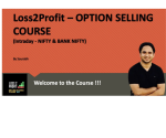 Loss2Profit - Option Selling Course by Saurabh Gupta