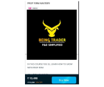 Being Trader Prop Firm Mastery Course