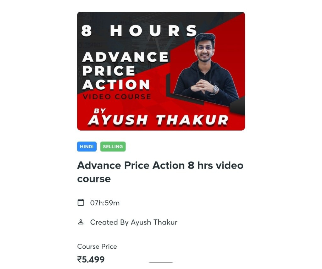 Ayush Thakur 8 Hours Course