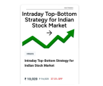 MSG TRADING Intraday Top-Bottom Startegy For Indian Stock Market