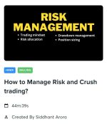 Trade With Sidharth How to Manage Risk and Crush Trading Course