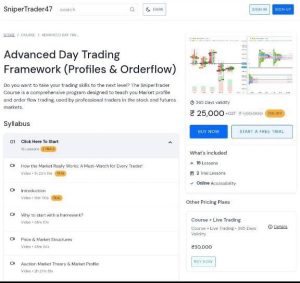 SniperTrader47 Angad Mutha – Advance Day Trading Framework ( Profiles & Orderflow )