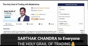 The Holy Grail of Trading with Balakrishna Course