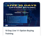 Learn With Mishan 10 Day Live 1-1 Option Buying Training