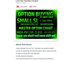 LIFETIME TRADING COURSE by Derivative Trader Sameer