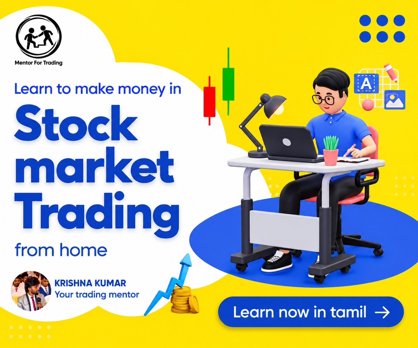 Advanced Stock Market Trading & Investing Course by KRISHNA KUMAR ( Tamil)